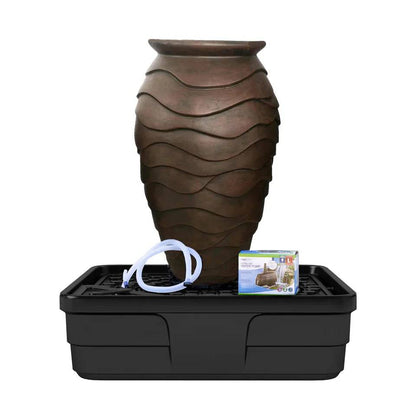 Aquascape Medium Scalloped Urn Landscape Fountain Kit