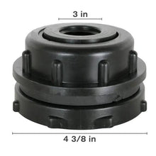 Polypro Threaded Bulkhead Fitting - 3" FPT x 3" FPT