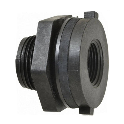 4" Bulkhead (5 3/4" Hole Size) - Hex Nut (Double Washer)