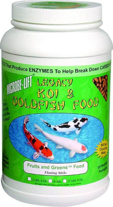 Microbe-Lift Legacy Fruits & Greens Koi & Goldfish Food - 40 lbs.