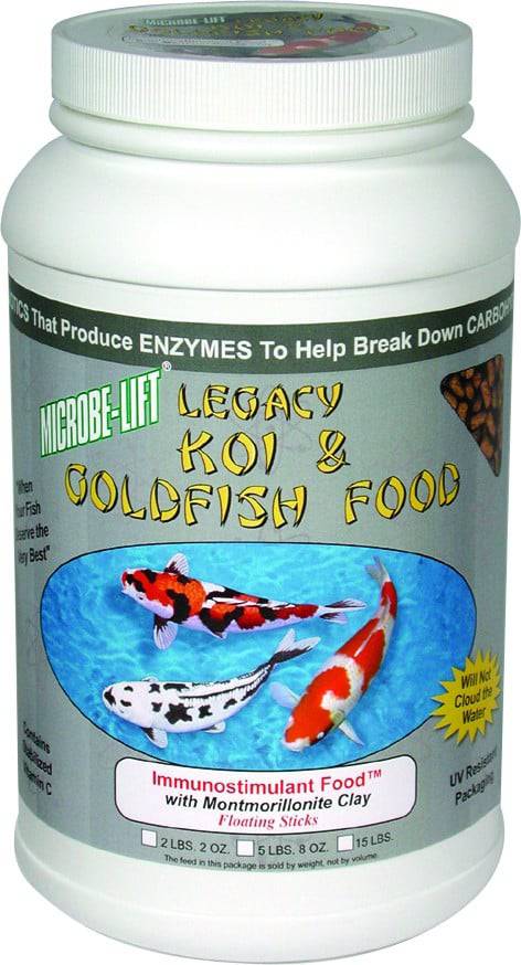 Microbe-Lift Legacy Immuno-Stimulant Koi & Goldfish Food - 4 lbs. 8 oz.