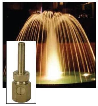 ProEco Products 1-1/2" Comet Fountain Nozzle, Female Thread