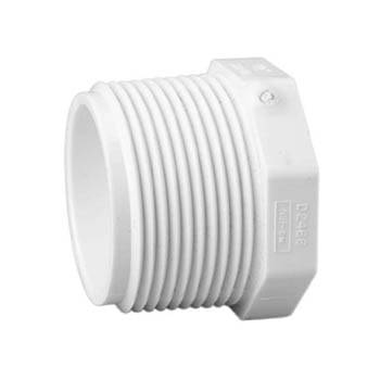 Threaded PVC Plug - MPT