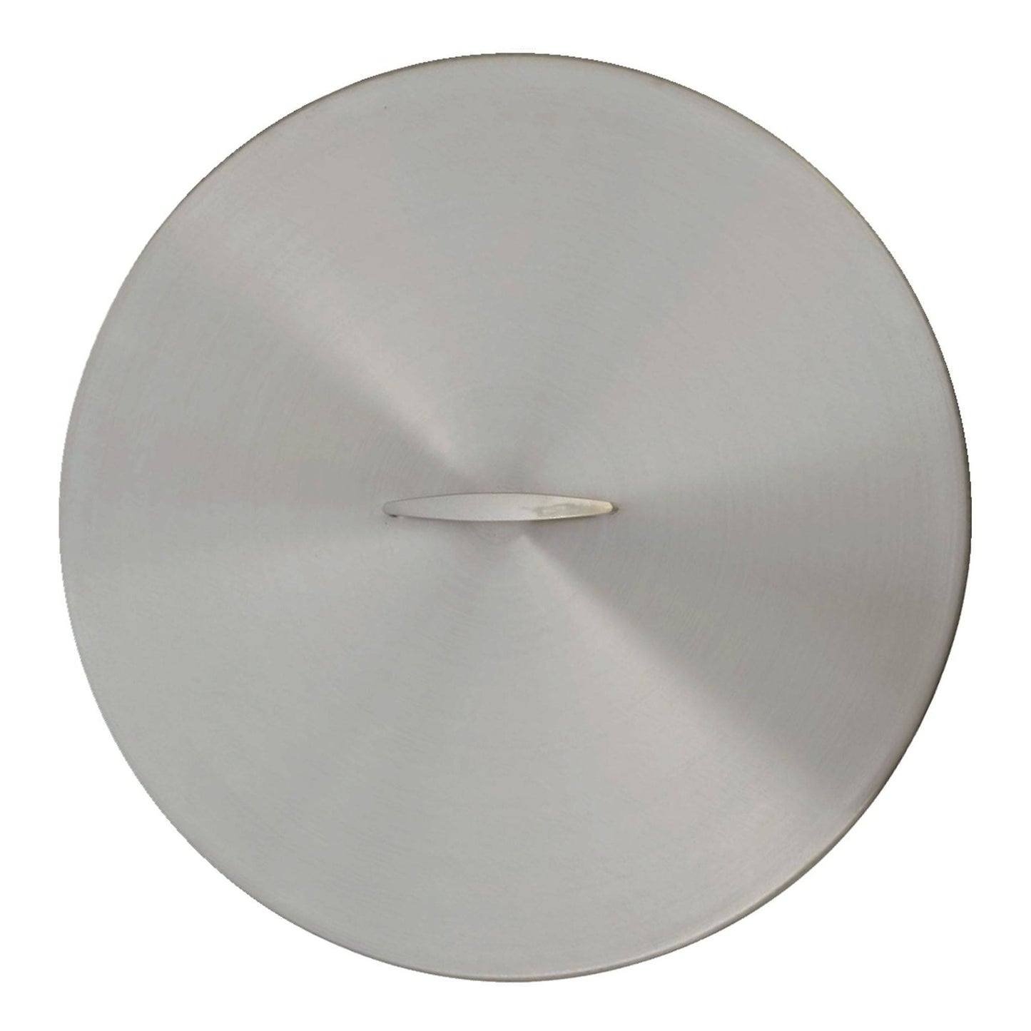 33" Round Stainless Steel Cover - Stainless Steel  Handle